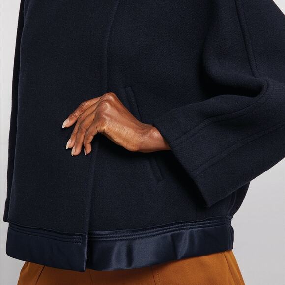 CHLOE Wool Blend Sweater Coat Black Retails $1,950 New - Picture 12 of 12